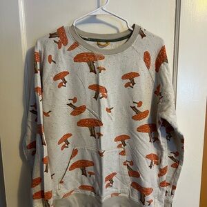 Urban Outfitters Mushroom Print Sweatshirt